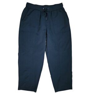 Mondetta Pants Womens Size L Large Black Pull On Athleisure Drawstring Pockets